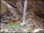 Log pod Mangartom - The Parabola waterfall
