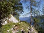 Koča pri Savici - The lake Črno jezero