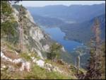 Koča pri Savici - The lake Črno jezero