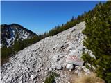 Ljubelj - Celovška špica / Klagenfurter Spitze