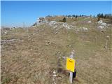 Col - Podrta gora above Ajdovščina