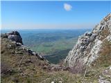 Col - Podrta gora above Ajdovščina