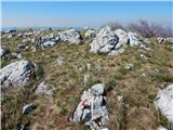 Lovska koča Budanje - Podrta gora nad Ajdovščino