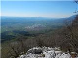 Jamce - Podrta gora above Ajdovščina