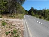 Jamce - Podrta gora above Ajdovščina