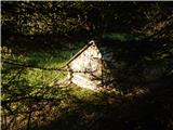 Planina Smrečica (Poglajnov rovt) - Hunting cottage Mali Vokel