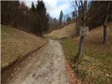 Kamna Gorica - Castle Lipniški grad (Pusti grad above Lipnica)