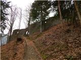 Zgornja Dobrava - Castle Lipniški grad (Pusti grad above Lipnica)