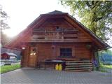 Mountain hut on farm Kumer