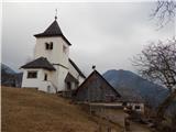 Begunje (Krpin) - Sveti Peter above Begunje