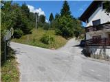 Ledinsko Razpotje - Gradišče (above Spodnja Idrija)