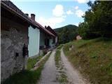 Ledinsko Razpotje - Gradišče (above Spodnja Idrija)