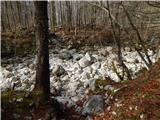 Jezersko polje - Koča pri Savici