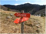 Bohinjsko sedlo - Šavnik