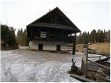 Partisan cottage on Vodiška planina