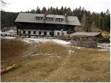 Kropa (Srednji Konec) - Partisan cottage on Vodiška planina