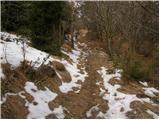 Col - Podrta gora above Ajdovščina