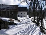 Kampelc - Javornik above Črni vrh