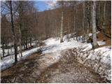 Vrbovska Poljana - Planinarsko sklonište na Bjelolasici bivouac