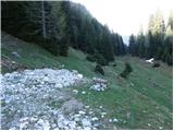 Rifugio Nordio - Maria Schnee below Gozman