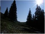 Rifugio Nordio - Planina Bistrica (Hutte Oisternig)