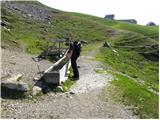 Rifugio Nordio - Maria Schnee below Gozman