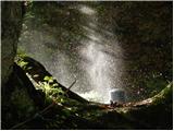 Gozd Martuljek - The Upper Martuljek waterfall