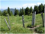 Bohinjsko sedlo - Slatnik (severozahodni vrh)