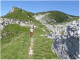 Bohinjsko sedlo - Slatnik (severozahodni vrh)