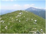 Bohinjsko sedlo - Slatnik (northwestern peak)