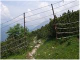 Planina Jezerca - Planina Dolga njiva (Krvavec)