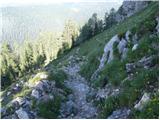 End of road on Vogar - Planina Lopučnica