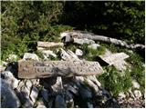 Konec ceste na Vogar - Planina Lopučnica