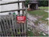 Robanov kot - Chapel on Molička planina