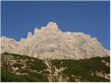 Rifugio Selvapiana I.Lunelli - Croda Sora I Colesei / Arzalpenkopf