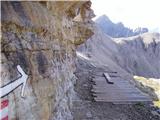 Rifugio Auronzo - Croda Fiscalina di Mezzo / Oberbachernspitze