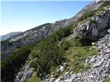 Planina Ravne - Jamarski bivak na Dleskovški planoti