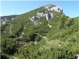 Planina Ravne - Jamarski bivak na Dleskovški planoti