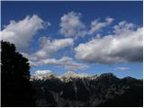 Planina Polog - Srednji vrh (above lake Jezero v Lužnici)