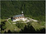 Planina Polog - Srednji vrh (above lake Jezero v Lužnici)