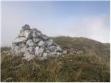 Planina Kuk - Vrh nad Škrbino