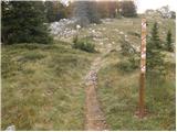 Parking at botanical garden - Rossijevo sklonište (bivak)