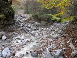 Tominčev slap Waterfall - Koča na Dobrči