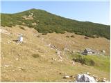 Kriška planina - Planina Košutna