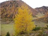 Zapornica (Belca) - Maloško poldne / Mallestiger Mittagskogel