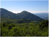 Mrzli vrh above Planina Pretovč