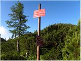 Planina Blato - Zasavska koča na Prehodavcih