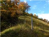 Podljubelj - Veliki vrh above Završnik