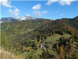 Tržič (Čegelše) - Veliki vrh above Završnik