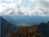 Tržič (Čegelše) - Veliki vrh above Završnik